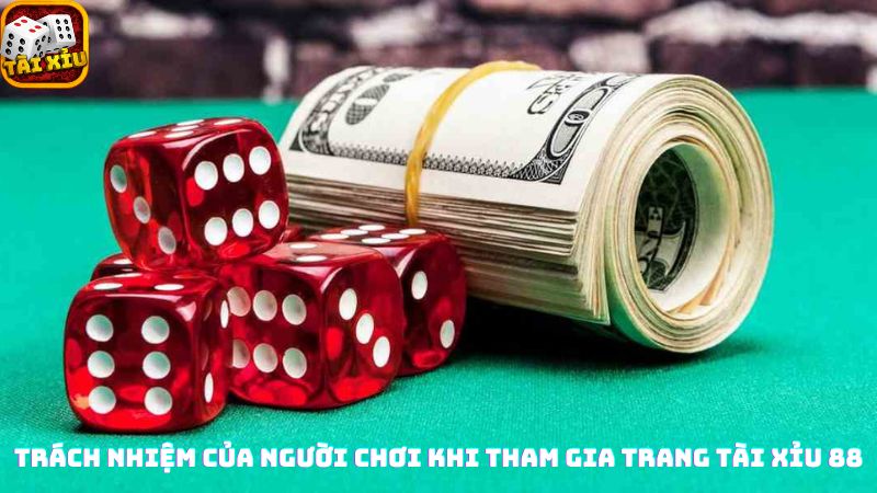 Trách nhiệm của người chơi khi tham gia trang tài xỉu 88