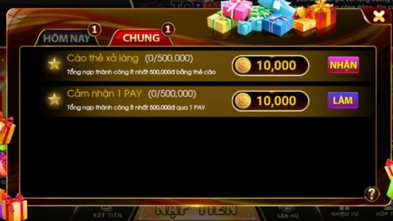 Khuyến mãi game tài xỉu cho thành viên VIP